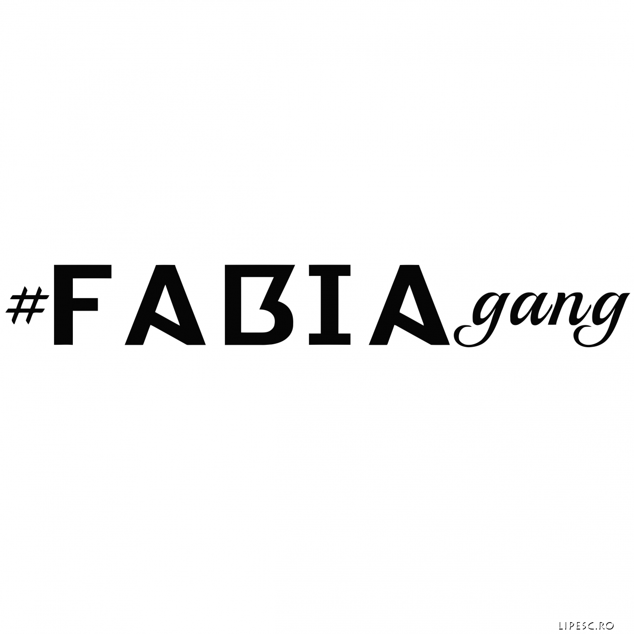 Sticker Fabia gang 