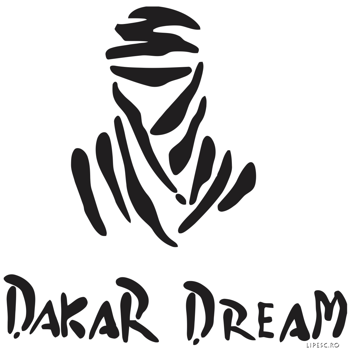 Sticker auto Dakar 