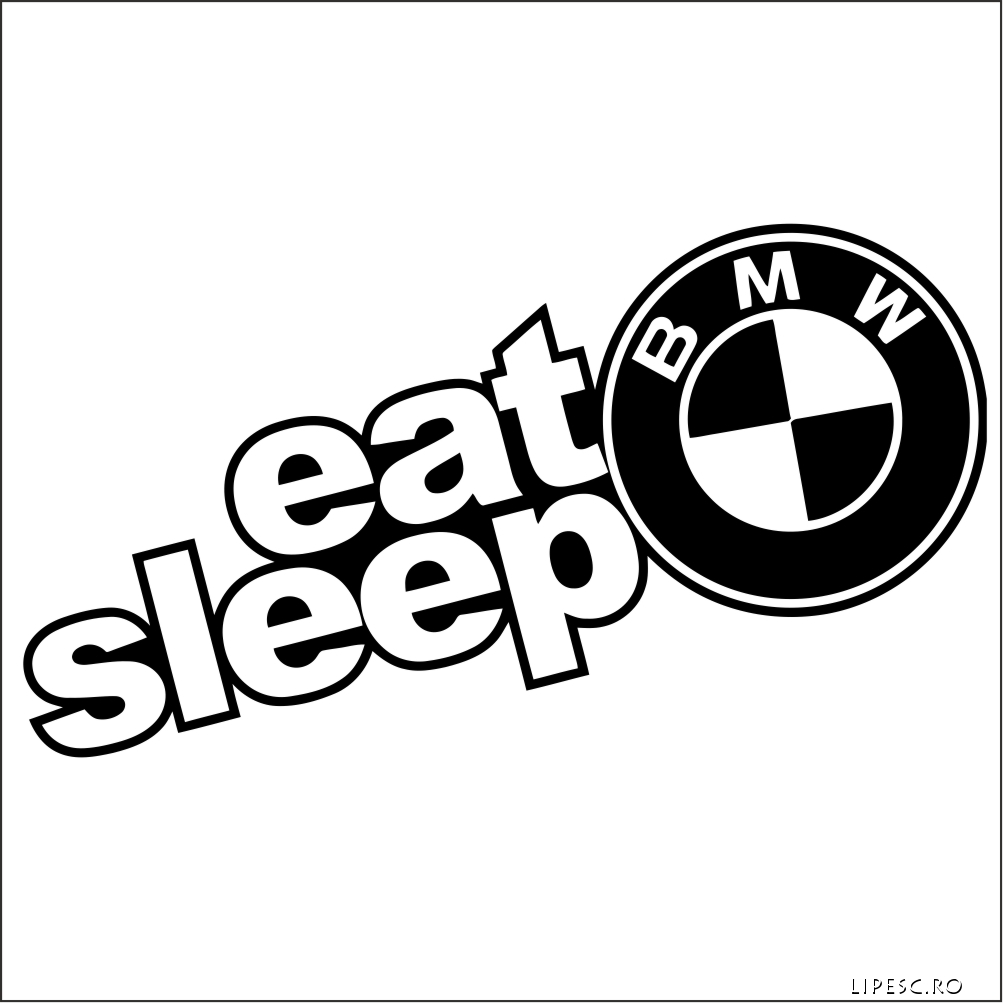 Sticker eat sleep