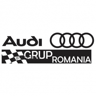 Sticker Audi Grup Romania 