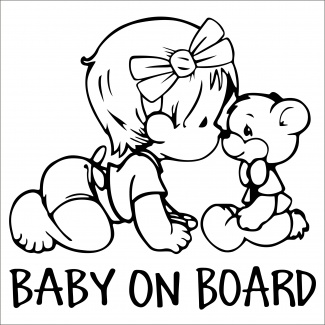 Sticker baby on board 