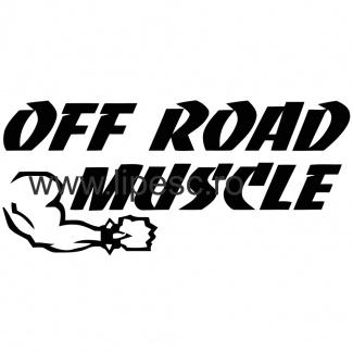 Sticker off road muscle 