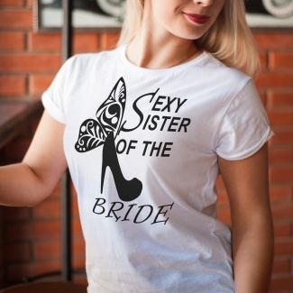 Tricouri burlacite sexy sister of the bride 2