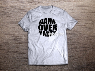 Tricou Game over party 