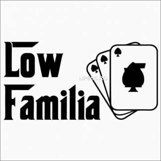 Sticker Audi low familia 